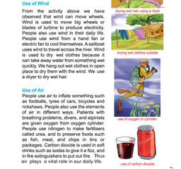 How do people use wind and elements of air in their daily life?